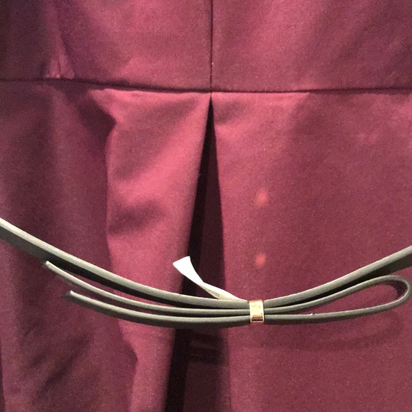 Purple box pleated dress - Picture 4 of 7